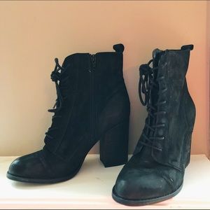 ALDO Lace Up Heeled Booties